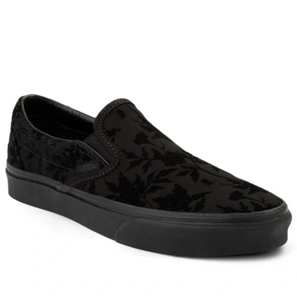 Flocked Rose Vans - Picture 2 of 4